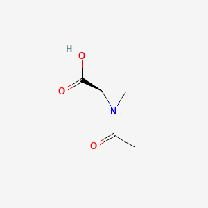 (2R)-1-acetylaziridine-2-carboxylic acid