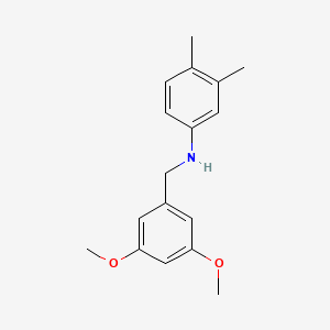 molecular formula C17H21NO2 B5872537 N-(3,5-DIMETHOXYBENZYL)-N-(3,4-DIMETHYLPHENYL)AMINE 