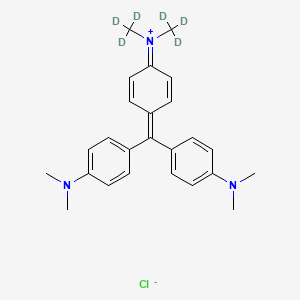 molecular formula C25H30ClN3 B587257 Crystal Violet-d6 CAS No. 1266676-01-0