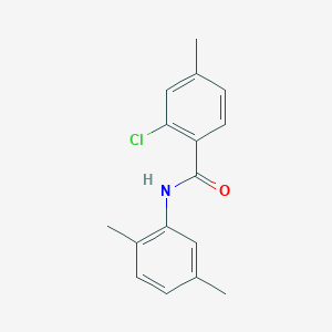 molecular formula C16H16ClNO B5872672 2-chloro-N-(2,5-dimethylphenyl)-4-methylbenzamide 