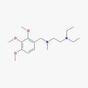 molecular formula C17H30N2O3 B5872696 N',N'-diethyl-N-methyl-N-[(2,3,4-trimethoxyphenyl)methyl]ethane-1,2-diamine 