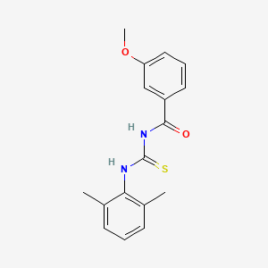 molecular formula C17H18N2O2S B5872715 N-[(2,6-dimethylphenyl)carbamothioyl]-3-methoxybenzamide 
