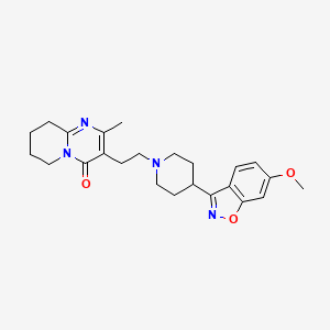 molecular formula C24H30N4O3 B587298 6-Desfluoro-6-methoxy Risperidone CAS No. 1246817-15-1