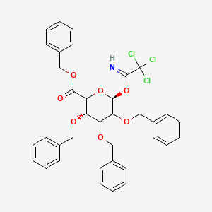 2,3,4-Tri-O-benzyl-D-glucopyranosiduronic Acid Benzyl Ester, Trichloroacetimidate
