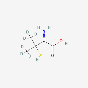 molecular formula C5H11NO2S B587312 L-Penicillamine-d6 