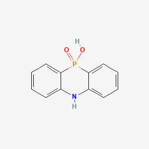 molecular formula C12H10NO2P B5873283 Phosphinic acid, imino(di-o-phenylene)- CAS No. 472-43-5