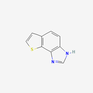 molecular formula C9H6N2S B587332 3H-thieno[2,3-e]benzimidazole CAS No. 148194-18-7