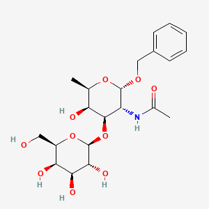 Benzyl 2-acetamido-2,6-dideoxy-3-O-beta-D-galactopyranosyl-alpha-D-galactopyranoside