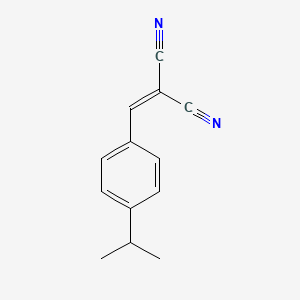 molecular formula C13H12N2 B5873722 Propanedinitrile, 2-[[4-(1-methylethyl)phenyl]methylene]- CAS No. 26088-83-5