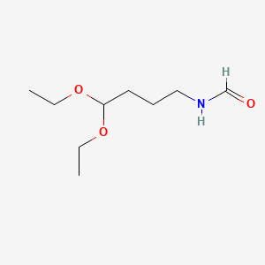 molecular formula C9H19NO3 B587375 N-(4,4-Diethoxybutyl)formamide CAS No. 220803-77-0