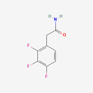 molecular formula C8H6F3NO B587407 2-(2,3,4-Trifluorophenyl)acetamide CAS No. 149488-98-2