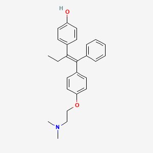 molecular formula C26H29NO2 B587420 (E)-4'-Hydroxy Tamoxifen CAS No. 82413-21-6