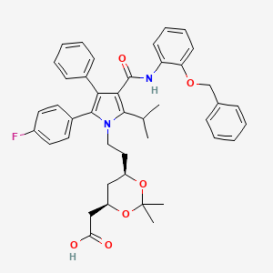 molecular formula C43H45FN2O6 B587429 2-Benzyloxy Atorvastatin Acetonide CAS No. 1246820-45-0