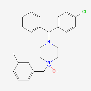 molecular formula C25H27ClN2O B587445 Meclizine N-oxide CAS No. 114624-69-0
