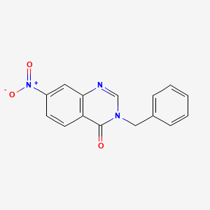 molecular formula C15H11N3O3 B5874524 3-Benzyl-7-nitroquinazolin-4-one CAS No. 591755-13-4