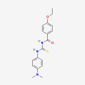 molecular formula C18H21N3O2S B5874554 N-{[4-(dimethylamino)phenyl]carbamothioyl}-4-ethoxybenzamide 