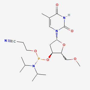 molecular formula C20H33N4O6P B587481 5/'-O-Methyl-DT cep CAS No. 149681-62-9