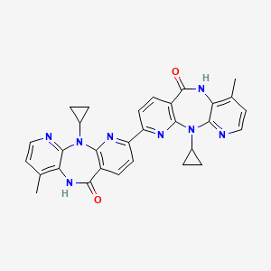 molecular formula C30H26N8O2 B587509 Nevirapine Dimer CAS No. 1391054-30-0