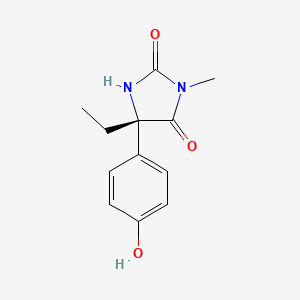 molecular formula C12H14N2O3 B587510 (S)-4-Hydroxy Mephenytoin CAS No. 82695-93-0