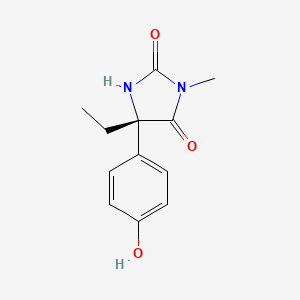 (5S)-5-Ethyl-5-(4-hydroxyphenyl)-3-methylimidazolidine-2,4-dione