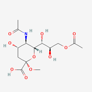methyl 9-O-acetyl-5-(acetylamino)-3,5-dideoxy-D-glycero-alpha-D-galacto-non-2-ulopyranosidonic acid