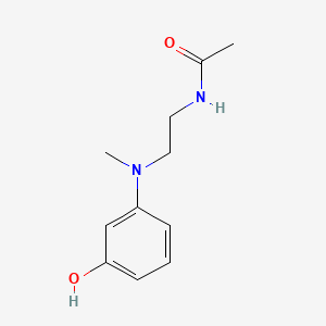 N-{2-[(3-Hydroxyphenyl)(methyl)amino]ethyl}acetamide