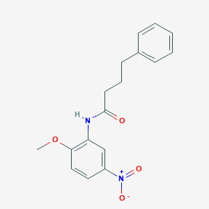 molecular formula C17H18N2O4 B5875260 N-(2-methoxy-5-nitrophenyl)-4-phenylbutanamide 