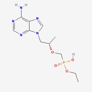 Ethyl hydrogen ((((S)-1-(6-amino-9H-purin-9-yl)propan-2-yl)oxy)methyl)phosphonate