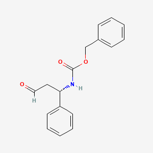 Benzyl [(1S)-3-oxo-1-phenylpropyl]carbamate
