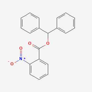 molecular formula C20H15NO4 B5875381 Benzhydryl 2-nitrobenzoate 