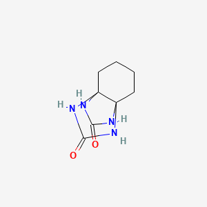 molecular formula C8H12N4O2 B5875451 TETRAHYDRO-1H-3A,7A-(EPIMINOMETHANOIMINO)BENZIMIDAZOLE-2,9-DIONE 