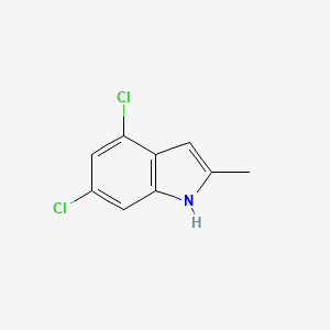 molecular formula C9H7Cl2N B587554 4,6-Dichloro-2-methylindole CAS No. 886362-21-6