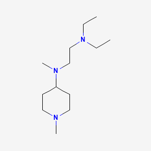 molecular formula C13H29N3 B5875651 N',N'-diethyl-N-methyl-N-(1-methylpiperidin-4-yl)ethane-1,2-diamine 