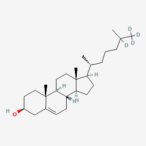 molecular formula C27H46O B587568 (25RS)-26-Hydroxycholesterol-d4 CAS No. 956029-28-0