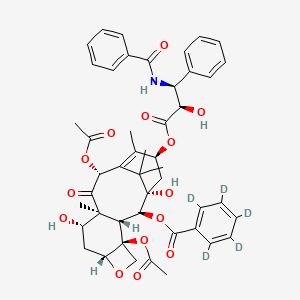 molecular formula C47H51NO14 B587587 Paclitaxel-d5 (Benzoyloxy) CAS No. 1261254-56-1