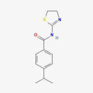 B5875900 N-(4,5-dihydro-1,3-thiazol-2-yl)-4-isopropylbenzamide CAS No. 461421-06-7