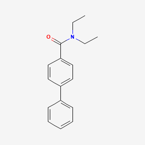 molecular formula C17H19NO B5875901 N,N-DIETHYL-[1,1'-BIPHENYL]-4-CARBOXAMIDE 