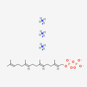 molecular formula C20H45N3O7P2 B587592 Geranylgeranyl Pyrophosphate Triammonium Salt CAS No. 313263-08-0