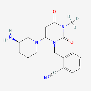 molecular formula C18H21N5O2 B587599 Alogliptin-d3 CAS No. 1133421-35-8
