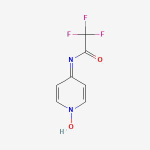 molecular formula C7H5F3N2O2 B587600 4-(2,2,2-Trifluoroacetamido)pyridine 1-oxide CAS No. 1391054-01-5
