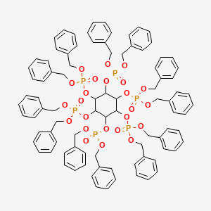 molecular formula C90H90O24P6 B587603 myo-Inositol 1,2,3,4,5,6-Hexakis[bis(phenylmethyl) Phosphate] CAS No. 1287268-40-9