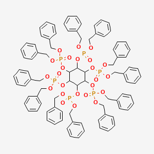 molecular formula C90H90O24P6 B587603 Dodecabenzyl cyclohexane-1,2,3,4,5,6-hexayl hexakis(phosphate) CAS No. 1287268-40-9