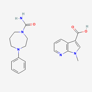1-Methylpyrrolo[2,3-b]pyridine-3-carboxylic Acid N-Phenyl Homopiperazine Amide