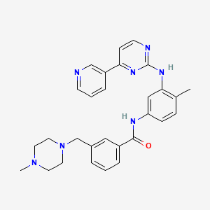 3-[(4-Methylpiperazin-1-yl)methyl]-N-(4-methyl-3-{[4-(pyridin-3-yl)pyrimidin-2-yl]amino}phenyl)benzamide
