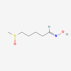 molecular formula C6H13NO2S B587626 5-Methylsulfinyl-pentanal Oxime CAS No. 1391062-46-6