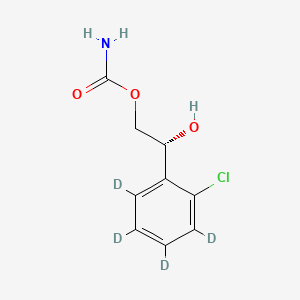 molecular formula C9H10ClNO3 B587630 (R)-Carisbamate-d4 