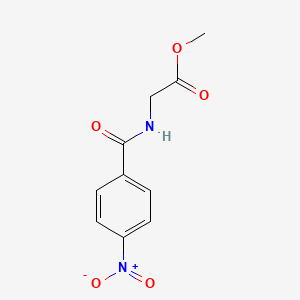 molecular formula C10H10N2O5 B5876360 Methyl 2-[(4-nitrobenzoyl)amino]acetate CAS No. 2644-96-4