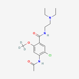 molecular formula C16H24ClN3O3 B587638 N-Acetyl Metoclopramide-d3 CAS No. 105314-01-0