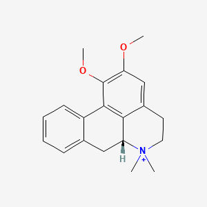 molecular formula C20H24NO2+ B587662 N-Methylnuciferine 