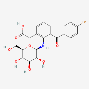 molecular formula C21H22BrNO8 B587679 Bromfenac N-|A-D-Glucoside CAS No. 212266-82-5